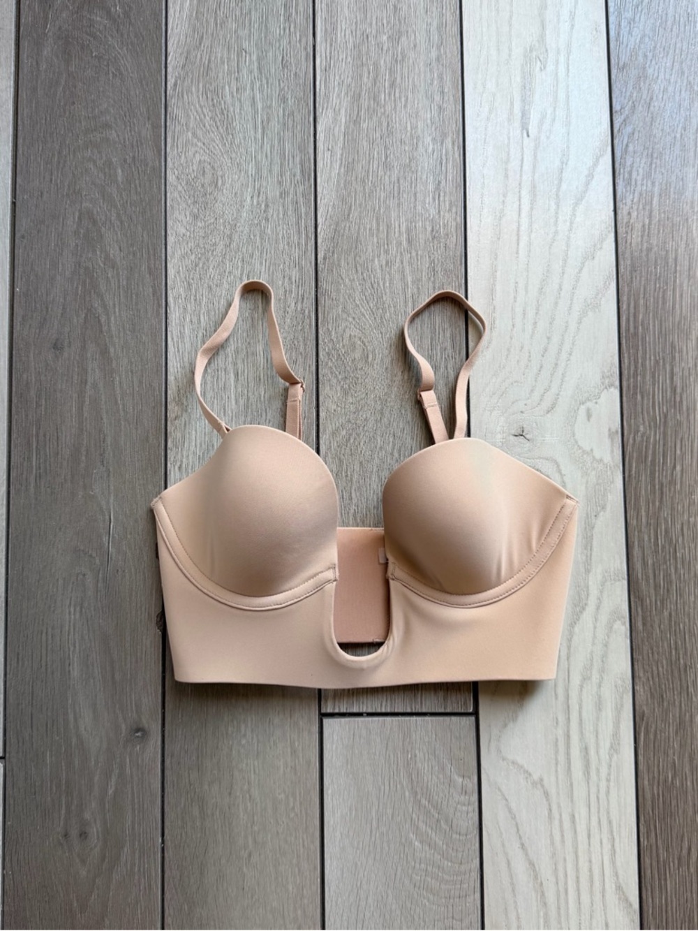 SKIMS Deep Plunge Shapewear Bra